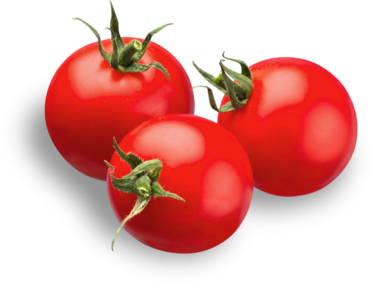 Three Fresh Tomatoes